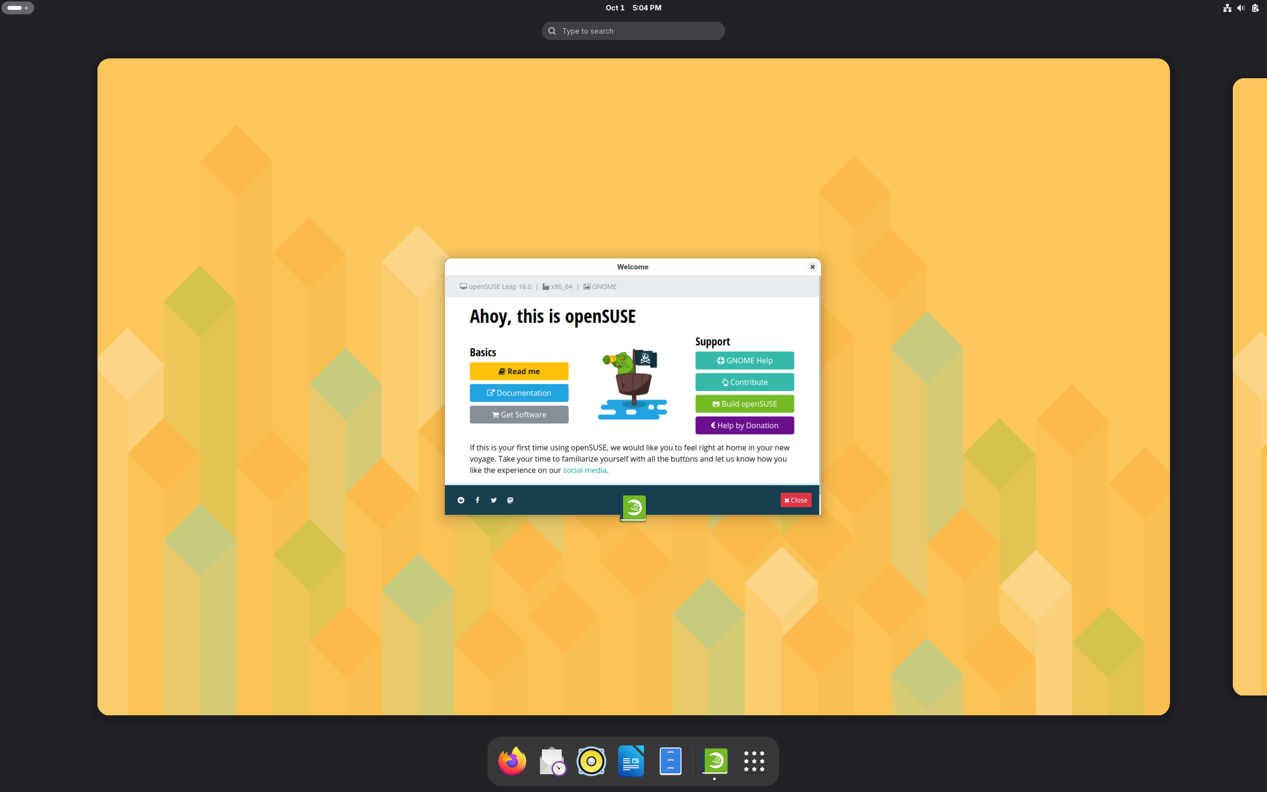 openSUSE 16.1 RC